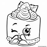 Shopkins Coloring Pages Cheesecake Season Printable Print Color sketch template