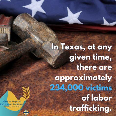 Jan 11 Pray For An End To Human Trafficking Texas Catholic Conference
