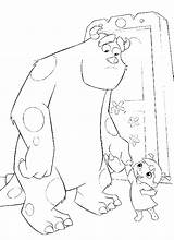Coloring Pages Inc Monster Boo Sulley Disney Monsters Kidsdrawing Monstres Coloriage Cie Visit Kids Et Enfants Pour sketch template