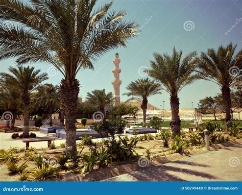 mosq  dukhan qatar stock photo image  mosq park