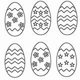 Easter Coloring Pages Sheets Kids Printable Egg Printables Colour Para sketch template