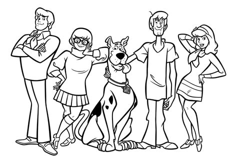 Scooby Doo Coloring Pages 100 Free Coloring Pages