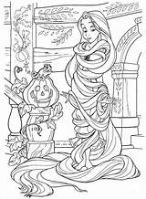 Rapunzel Colouring Zen Tangled Platypus Adulti Wonder sketch template