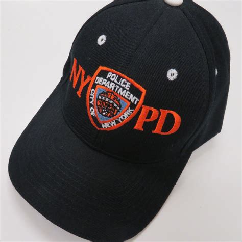 nypd black baseball hat cap  york city police department hats