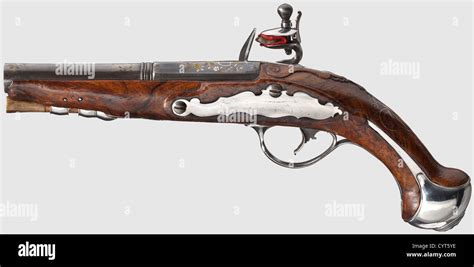 Un Par De Pistolas De Flintlock Francia Alrededor De 1760 Barricas De
