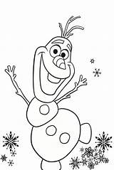 Coloring Olaf Pages Frozen Disney Snowman Winter Color Print Kids Clipart Snow Birthday Happy Printable Popular Christmas Library Getdrawings Clip sketch template
