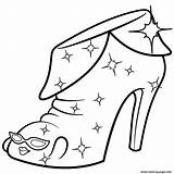 Coloring Pages Shopkins High Season Edition Heel Ankle Boot Angie Printable Limited Heels Print Color Colouring Blender Shoe Sheets Kids sketch template