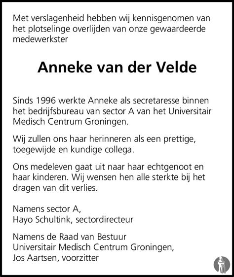 Anneke Van Der Velde Louwes 11 01 2017