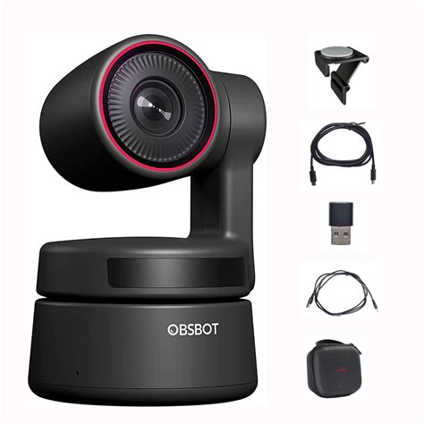 Buy Obsbot Tiny 4k Ptz Webcam 4k Ai Powered Framing Autofocus Gesture