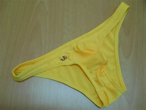 fashion care 2u um001 3 yellow sexy briefs men s bikini