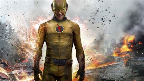 Tv Series And Superheroes Reverse Flash Promo Art For
