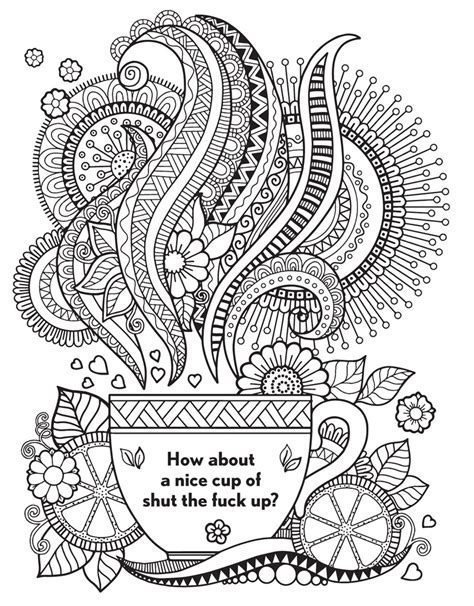 swear word adult coloring pages  getdrawings