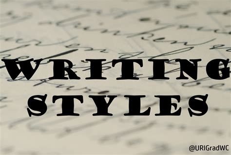 writing styles  graduate writing center