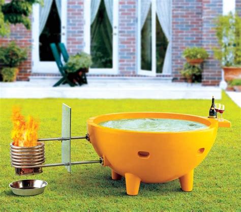 Fire Burning Portable Outdoor Soaking Hot Tub Pamper Your Wife After