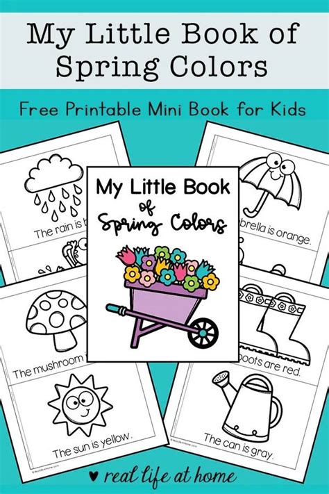 printable mini books  kindergarten