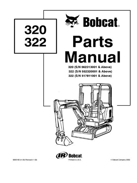 bobcat  excavator parts catalogue manual sn   abovepdf screw nut hardware