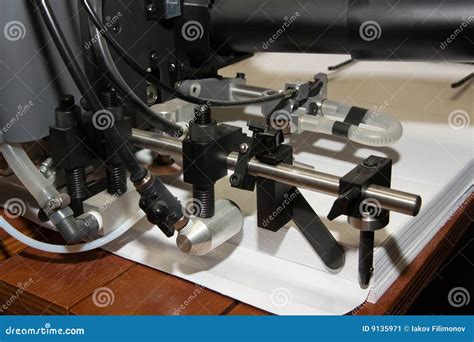 paper  offset printed machine stock image image  polygraphy