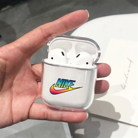 plastic airpods case nike logo airpods pro case inspired nike etsy