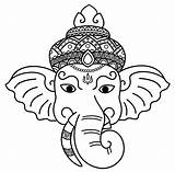 Ganesha Coloring Pages Print Wonder sketch template