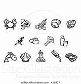 Allergy Styled Watercolor Icons Safety Food Illustration Vector Atstockillustration Buy sketch template