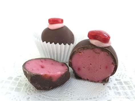 raspberry cream chocolates recipe finding