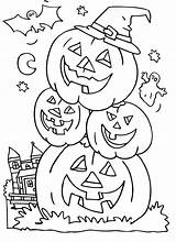 Spooky Coloring Pages Getcolorings sketch template