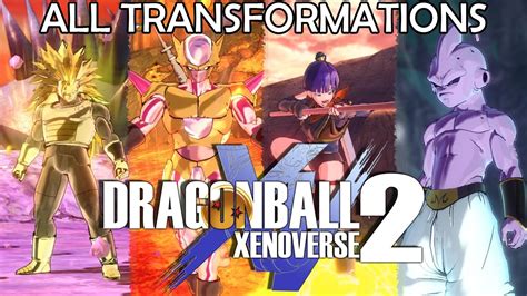 Dragon Ball Xenoverse 2 All Transformations Which One