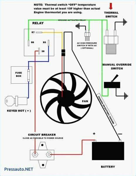ideas electric radiator fan radiator fan trailer wiring diagram