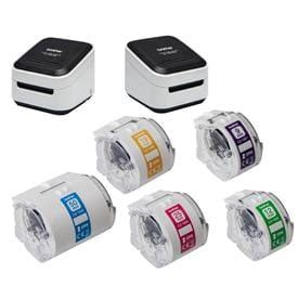 brother genuine cz colour label rolls  zink vc  colour label printer ers
