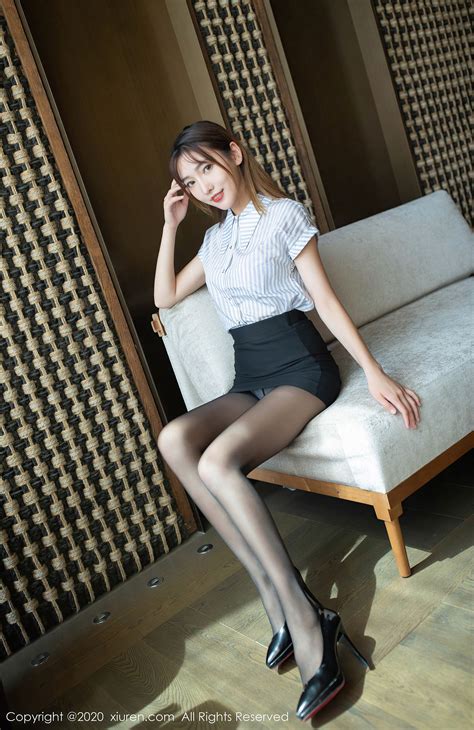 [人 xiuren] no 2810 lu wei classic workplace secretary uniform series