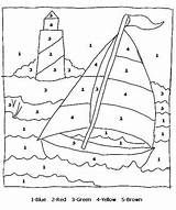 Color Numbers Boat Kids Coloring Number Pages Worksheets Printable Preschool Transportation Print Activities Sailboat Crafts Printables Para Music Allkidsnetwork Paint sketch template