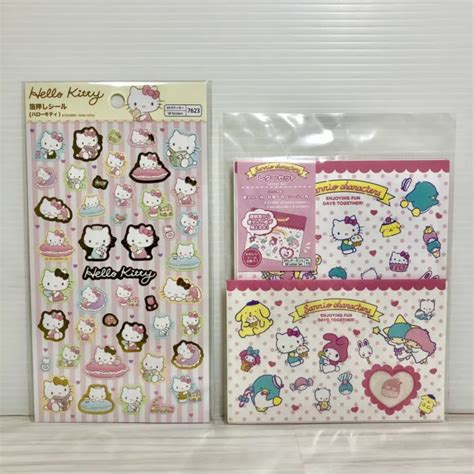 daiso  kitty sanrio characters stickers limited  sale  japan