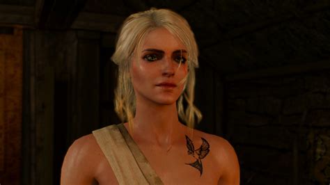 Ciri Lore Friendly Swallow Tattoo At The Witcher 3 Nexus Mods And
