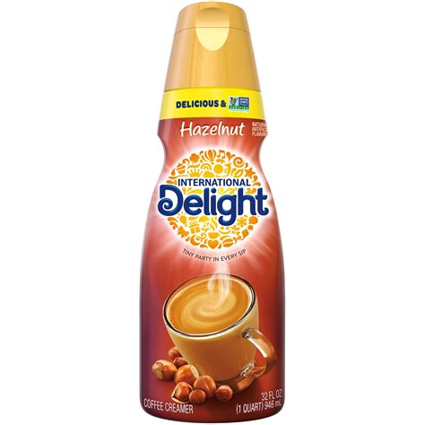 international delight hazelnut coffee creamer  quart walmartcom