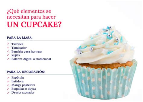 materiales básicos para hacer cupcakes aprende institute