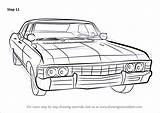 Impala Tutorials Drawingtutorials101 Lowrider sketch template