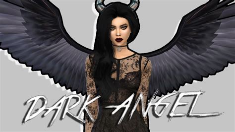 The Sims 4 Dark Angel Create A Sim Youtube