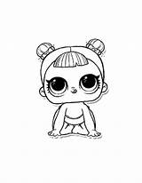 Lol Coloring Pages Doll Baby Print Dolls Surprise Color Sheets Cute Choose Board sketch template