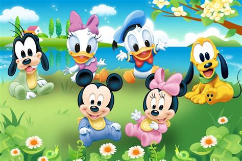 baby mickey mouse  friends wallpaper
