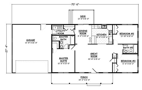 bedroom ranch style house plan   square feet coolhouseplans blog