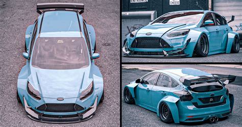 ford focus widebody renders    ready  action
