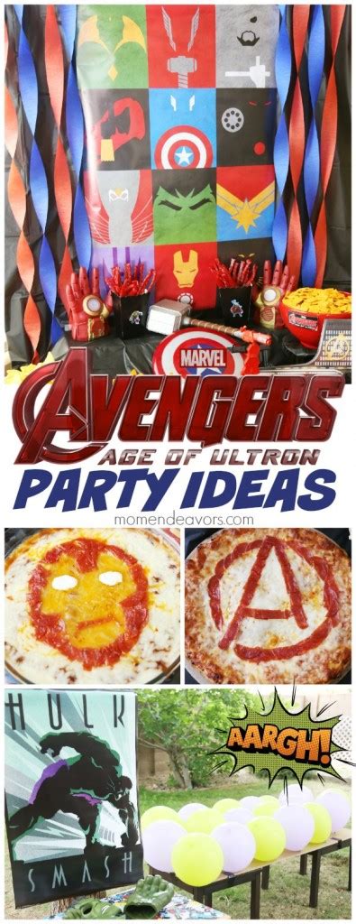 avengers party superhero activities and fun food ideas