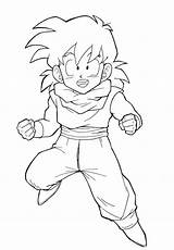 Goku Combattente Posto Potete Cambiare sketch template