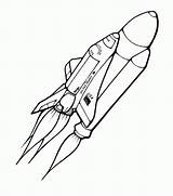 Nasa Spaceship Shuttle Netart Rocket Orbit Earth Discovery Pict Earths Colornimbus sketch template