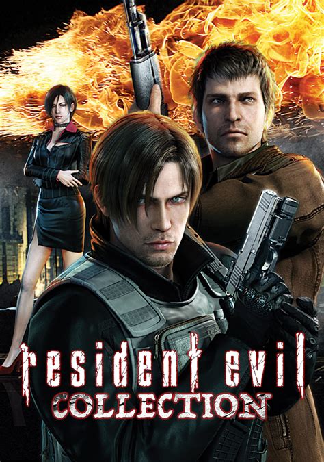 resident evil animated films collection poster rplexposters