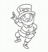 Coloring Leprechaun Pages Printable Popular sketch template