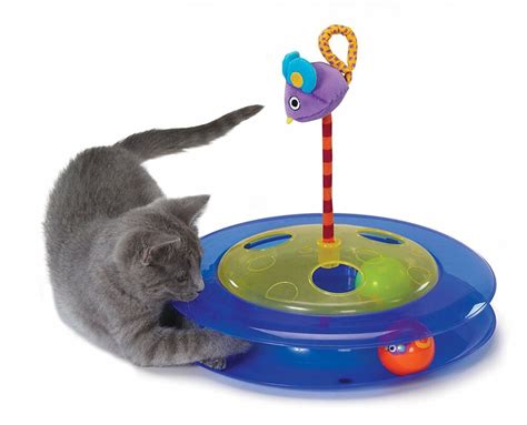 Cheese Chase Ball Track Cat Mouse Toy Funny Playing Piece