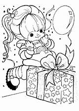 Coloring Pages Rainbow Bright Brite Cartoon Colouring Kids Printable 80s Cute Kid Books sketch template