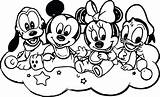 Mickey Coloring Pages Baby Friends Mouse Disney Clubhouse Printable Family Color Getcolorings Sheet Flowe Boy Wecoloringpage sketch template