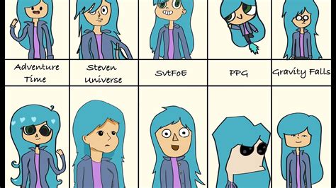 draw  friends oc   style template